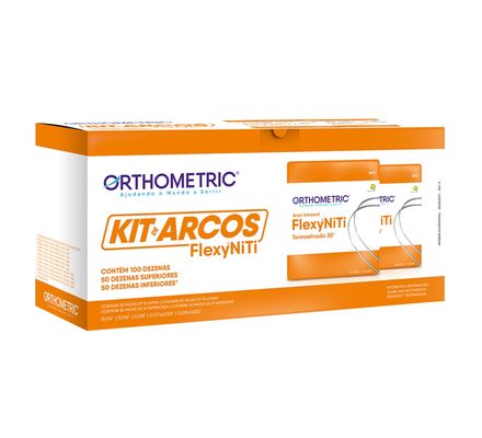 Kit Fios Thermo Flex NiTi 35§ Redon+Retang 51.35.2801 - Orthometric