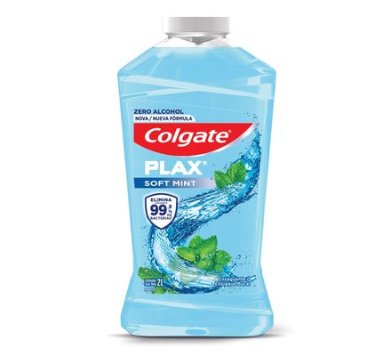 Antisséptico Plax Sem Alcool 2l Soft Mint Refil - Colgate