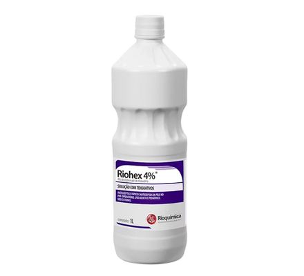 Antisseptico Topico Riohex 4% Sol C/ Tensoativo 1L Rioquimica Val Maio/24