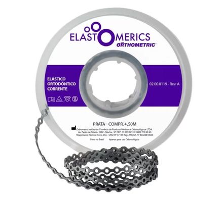Elastico Corrente Medio Prata Ref 60.05.6118 4,5M Orthometric Val Maio/24