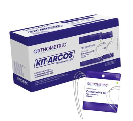 Kit Fios Aço SS Redon+Retang 51.50.2800 - Orthometric