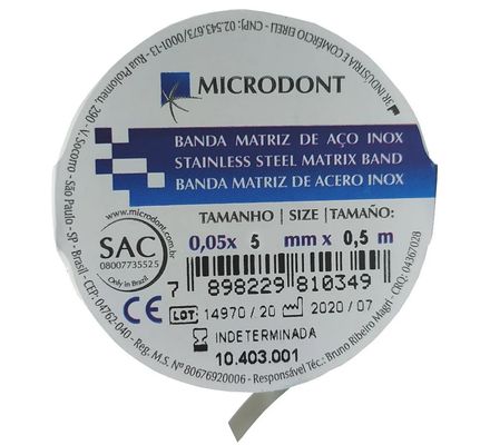 MATRIZ DE ACO FITA 05X06X500MM MICRODONT