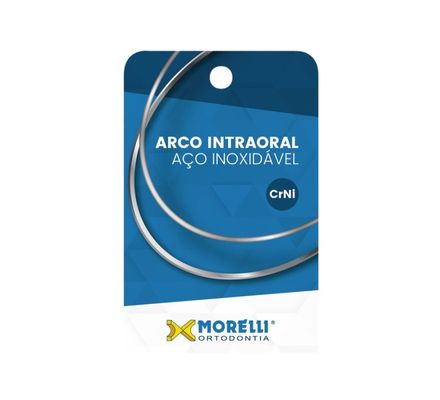 50.70.003 Arco Intraoral Inferior P Aço 018 - Morelli