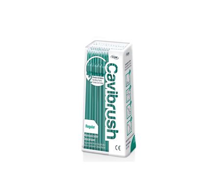 Pincel Aplicador Cavibrush Regular Verde c/ 100 -FGM
