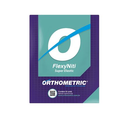 Arco Flexy NiTi Superelástico 18X25 Sup 51.10.2518 - Orthometric