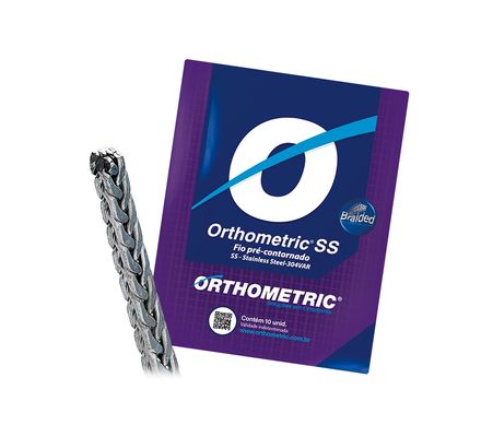 Arco de Aço SS Braided 8 Fios 21X25 Sup 51.55.2521 - Orthometric