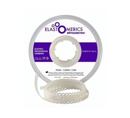 Elástico Corrente Curto Pearl 60.05.5024 1,5m - Orthometric