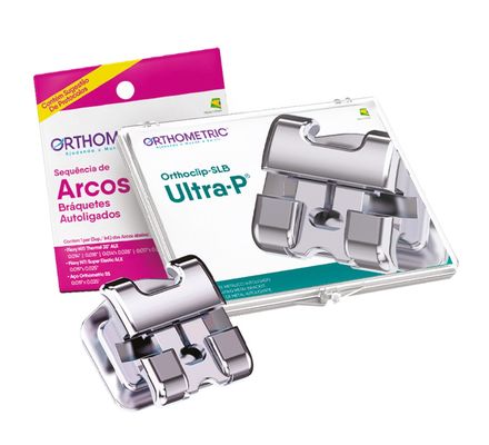 Bráquete Autoligado Ultra-P MBT 1 Caso + Arcos 10.47.2800 - Orthometric