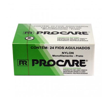 Fio de Sutura Nylon c/ 24 - Procare
