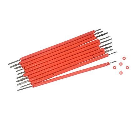 60.03.167 ELASTICO LIGADURA BENGALINHA LARANJA CORAL ANTIMICROBIANO - MORELLI