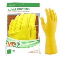 Luva de Limpeza Amarela P - Mblife