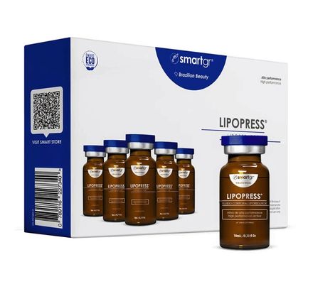 LIPORREDUTOR LIPOPRESS C/ 5 FRASCOS 10ML SMART GR