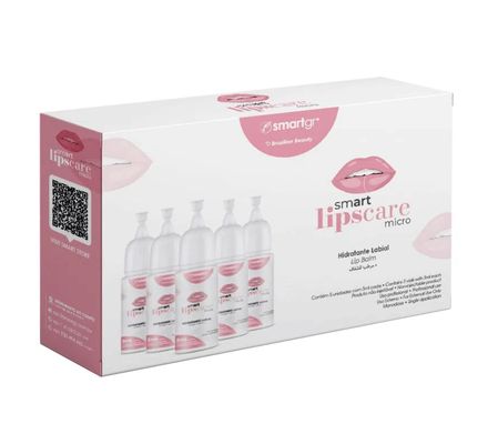 HIDRATANTE LABIAL LIPS CARE MICRO C/5 FRASCOS 5ML SMART GR