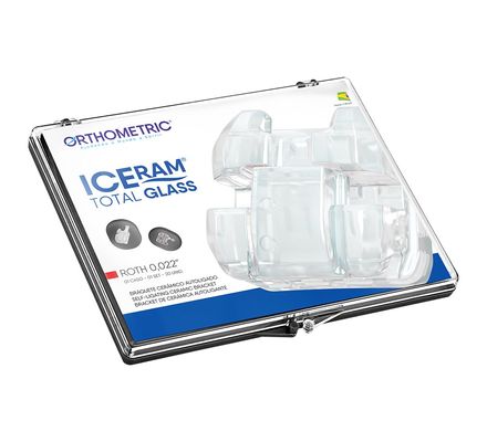 BRAQUETE CERAMICO TOTAL GLASS ICERAM ROTH 022 10.60.2001 C/1 CASO ORTHOMETRI C