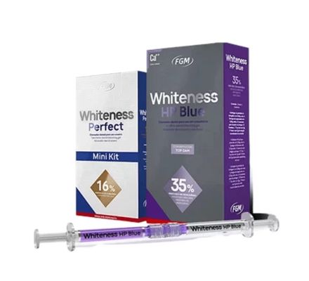 Kit Clareador Hp Blue 35% - Ganhe Mini Kit Whiteness Perfect 16% - FGM Val Jul/2024