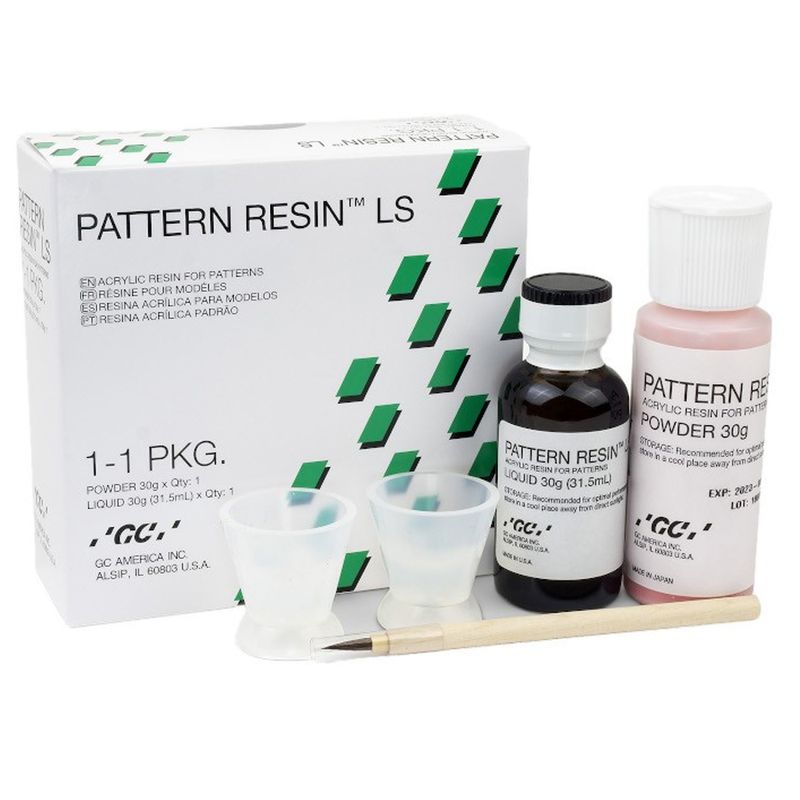 RESINA-ACRILICA-PATTERN-RESIN-LS-KIT-30G-PO---315ML-LIQ-GC