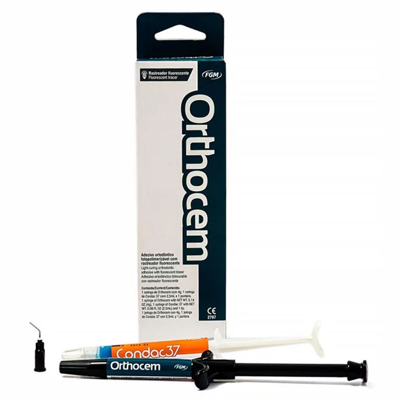 Cimento Ortodôntico Orthocem 4g + Condac 37% 2,5ml - FGM Val Set/24