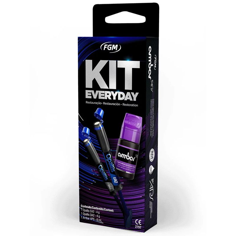 Kit Everyday EA2+DA2 2g + 1 frasco de Ambar APS 6ml - FGM Val Set/24