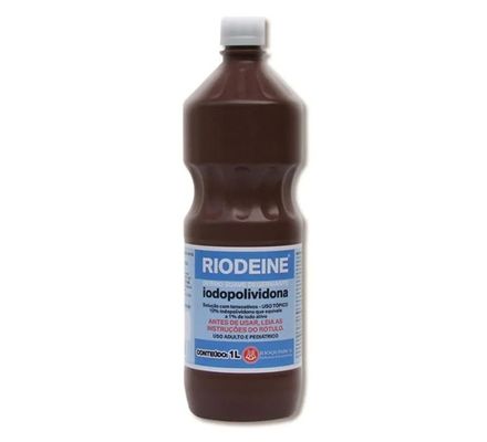 Degermante Pvpi Riodeine Iodopovidona Dermo Suave 1l Rioquimica Val Nov/24