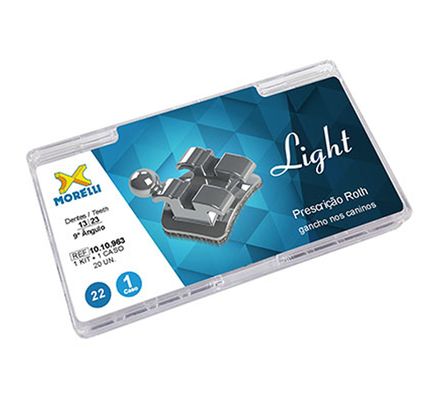 10.10.963 Kit de Bráquetes Roth Light c/  Gancho 022 1 Caso - Morelli