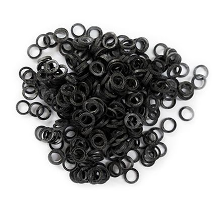 60.02.411 Elástico Intraoral Antimicrobiano Black Médio 3/16 - MORELLI