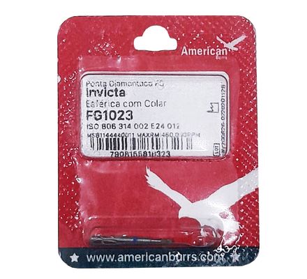 BROCA DIAMANTADA 1023 FG INVICTA C/1 AMERICAN BURRS