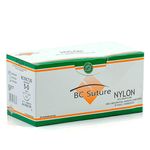 FIO DE SUTURA NYLON 5-0 C/24 2.0 CM BIOLINE