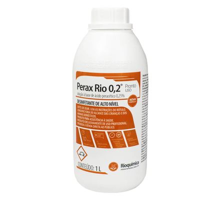 Ácido Peracético Perax Rio 0,2% 1 Lt Pronto Uso Rioquimica