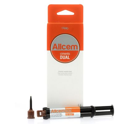 Cimento Resinoso Dual Allcem Corpo Duplo A2 Base 2,5g + Catalisador 2,5g - FGM