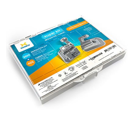 10.15.725 KIT BRAQUETE MAX 13 100 CASOS+400 TUBOS ROTH MAX 022 MORELLI