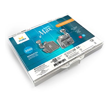 10.15.922 Kit de Bráquetes Roth Max 9° c/  Gancho 018 100 Casos - Morelli