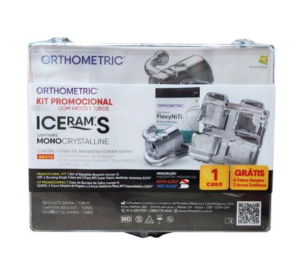 BRAQUETE ICERAM S ROTH 022 1 CASO + ARCOS + TUBOS 10.90.2902 - ORTHOMETRIC