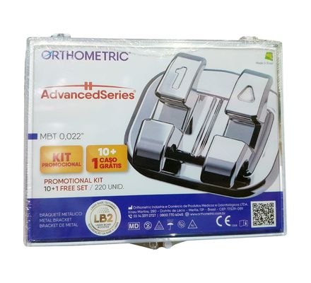 BRAQUETE ADV MBT 022 C/ GANCHO KIT 10 CS + 1 CS GRATIS 10.11.2911 - ORTHOMETRIC