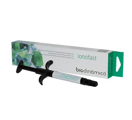 Cimento de Ionômero de Vidro Ionofast c/  1 Seringa 2,5ml - Biodinâmica