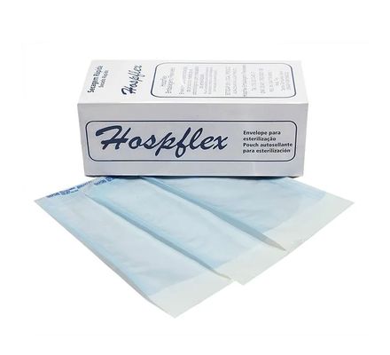 ENVELOPE PARA ESTERILIZACAO AUTOSSELANTE 90X230MM C/100 HOSPFLEX
