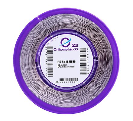 FIO PARA AMARRILHO CRNI REDONDO 0.08 EM ROLO 40G 55.14.0008 - ORTHOMETRIC