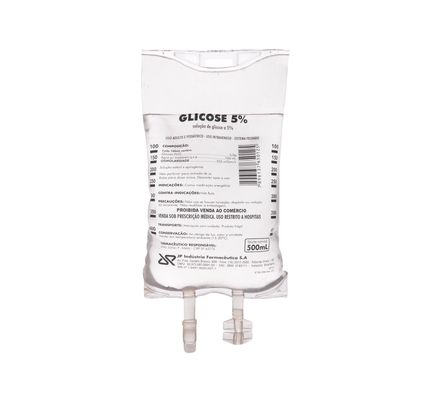Glicose 5% 500ml Bolsa - Kit c/10 Bolsas - JP Farma