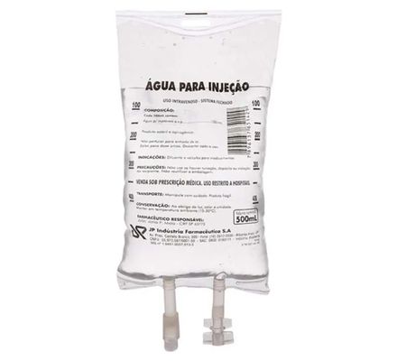 Água De Injeção 500ml Bolsa - Kit c/10 Bolsas - JP Farma