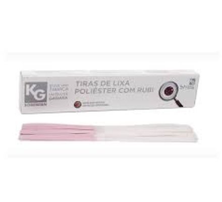 Tira de Lixa de Poliéster com Rubi para Acabamento 4mm c/ 50un - KG Sorensen