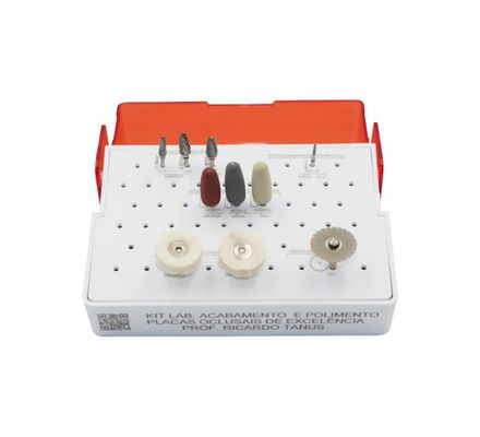 KIT LAB. ACAB.  POL. PLACAS OCLUSAIS PROF. RICARDO TANUS - AMERICAN BURS