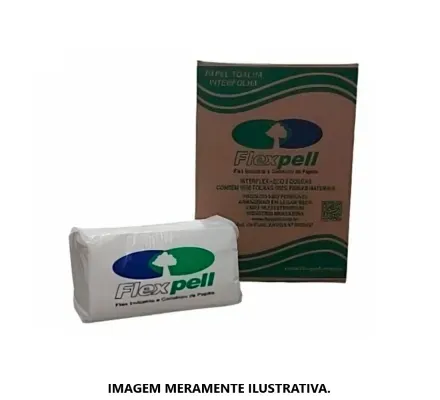 PAPEL TOALHA INTERFOLHA-ECO 20CM X 21CM BRANCO PCTE 1000 FLEXPELL