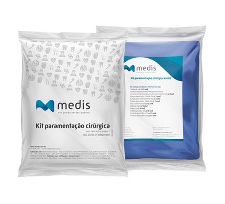 Kit Cirurgico Implante Padrão Azul Marinho 40GR c/1 - Medis
