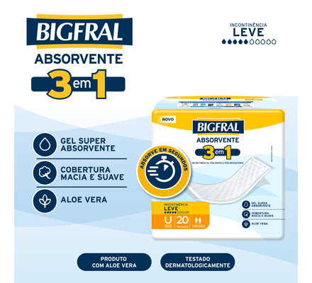 ABSORVENTE BIG FRALDA CX C/20