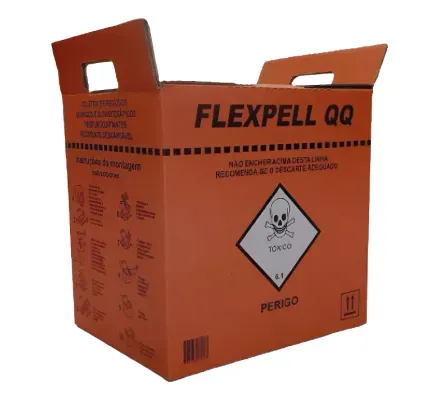 CAIXA COLETORA FLEXPELL QQ QUIMICOS E QUIMIOTERAPICOS 13L - CX/ 20 UM