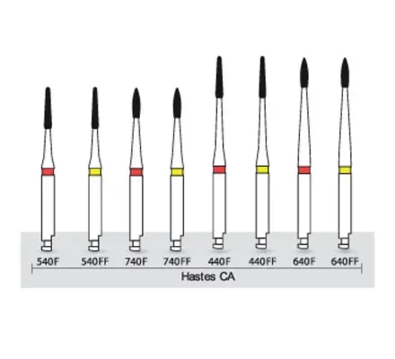 KIT PONTAS DIAMANTADAS N° 6740 PERIODONT - KG
