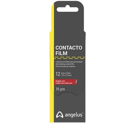 Carbono em filme Contacto Ultrafina (19µ) 76 x 22mm c/12 Tiras Ref.553 - Angelus