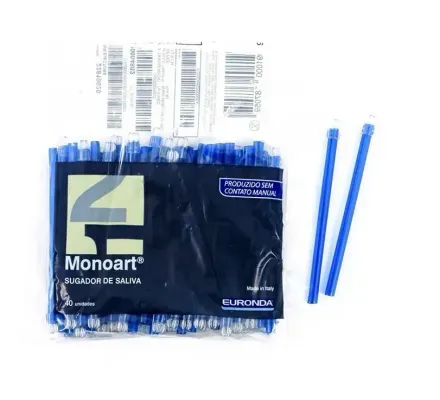 Sugador Plastico Azul Escuro c/ 40 Euronda