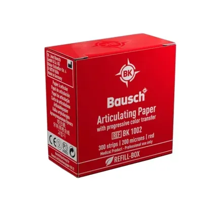 Carbono c/300 Tiras Refil BK1002 VERMELHO - BAUSCH