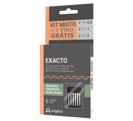 KIT PINO DE FIBRA DE VIDRO EXACTO KIT C/6 MIXTO - ANGELUS